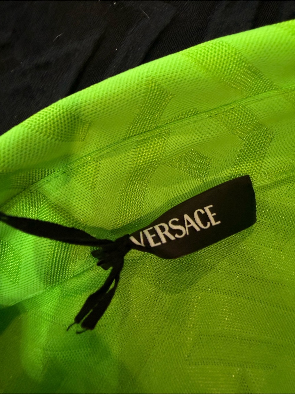 Versace Green Polo - Picture 5 of 6